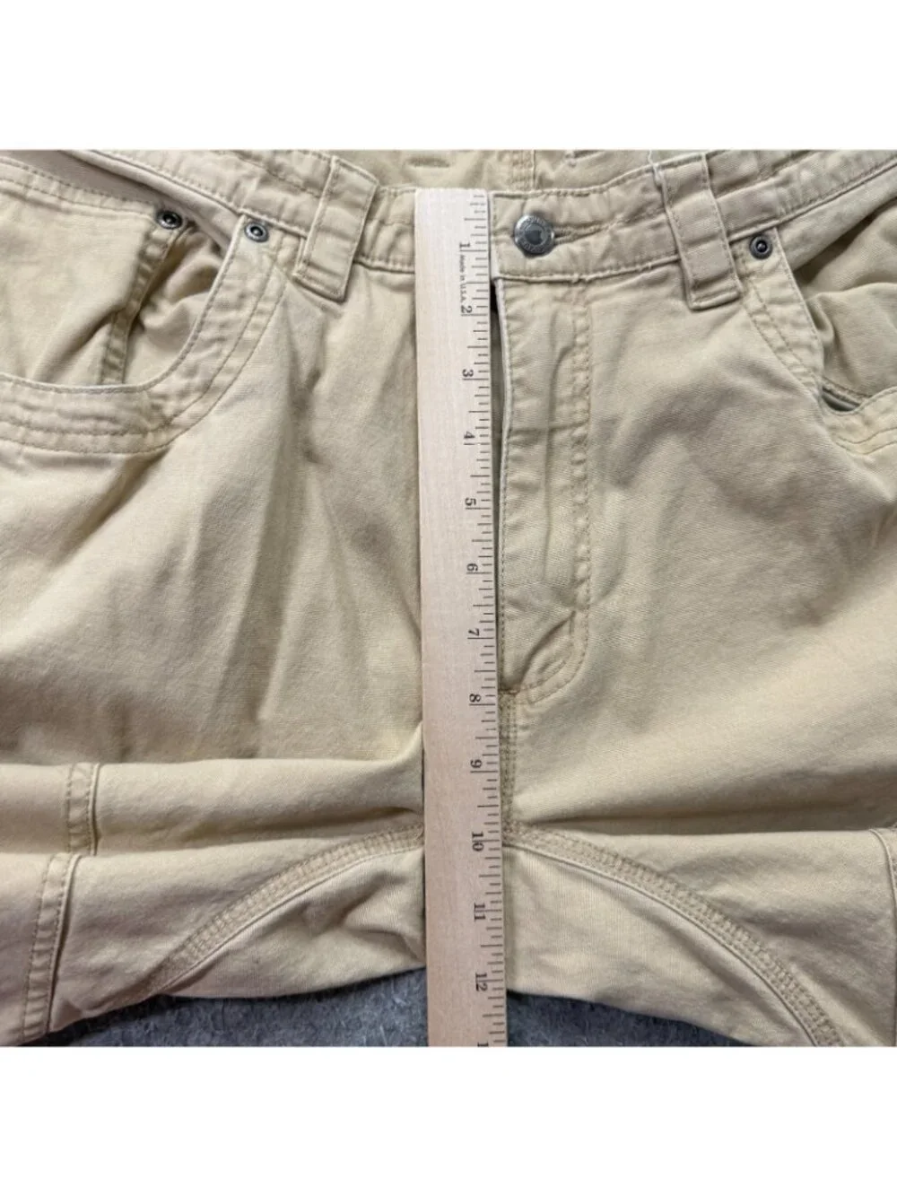 Mountain Khakis 5-Pocket Pants Men 38 x 30 Beige Stretch Classic